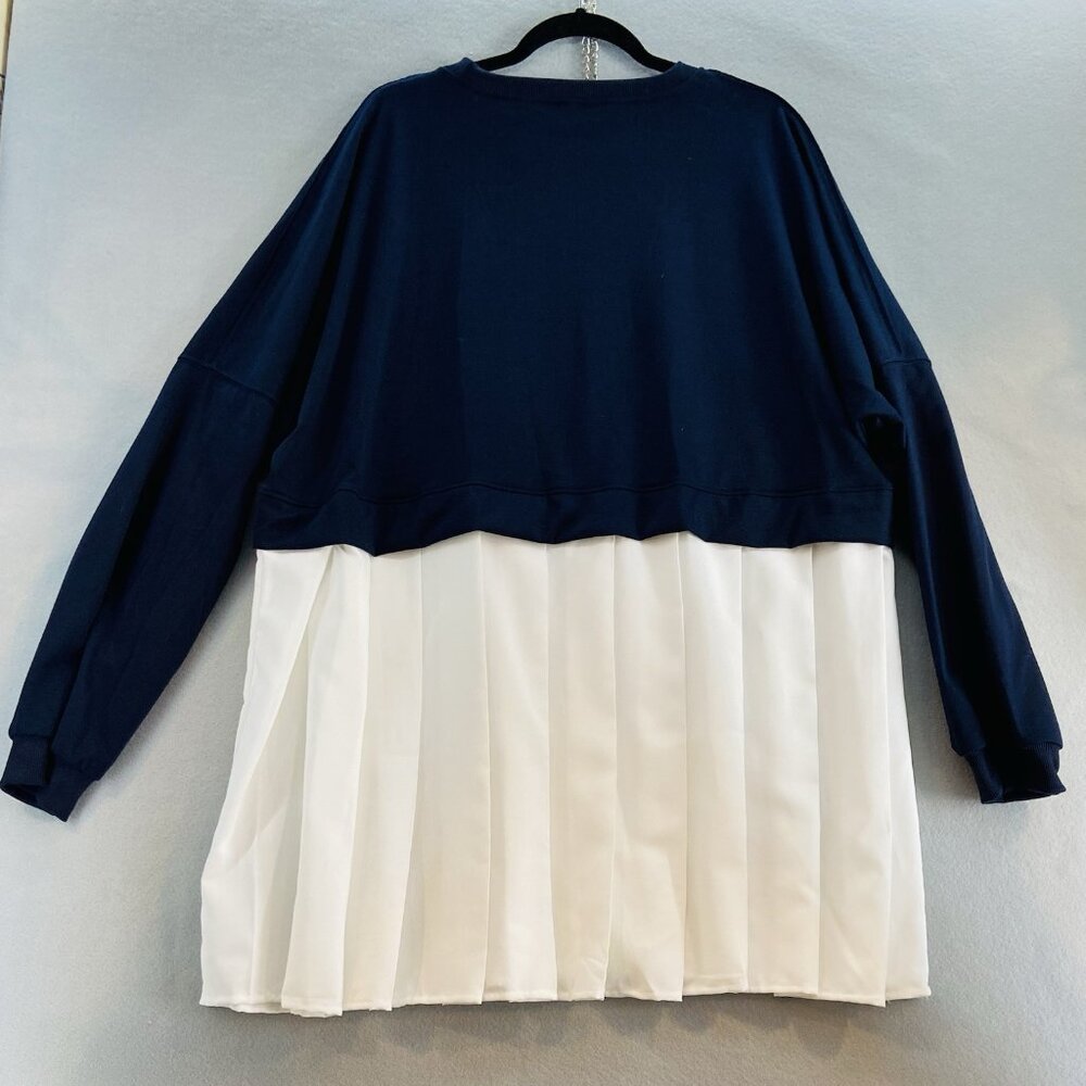 NWOT Plus Boutique Tunic Sweatshirt Dress SZ 2X - Picture 2 of 6